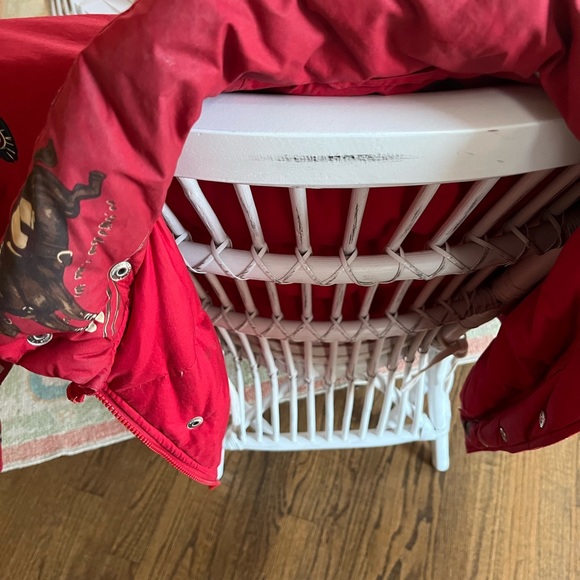 Ralph Lauren Red Equestrian Down Puffer Jacket-Vintage - Picture 6 of 6